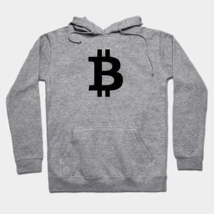 Bitcoin Logo Black - Crypto Hoodie